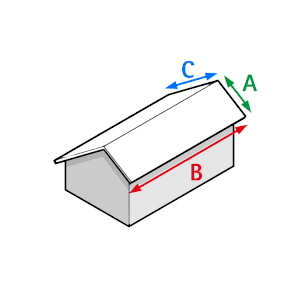 Due falde asimmetriche